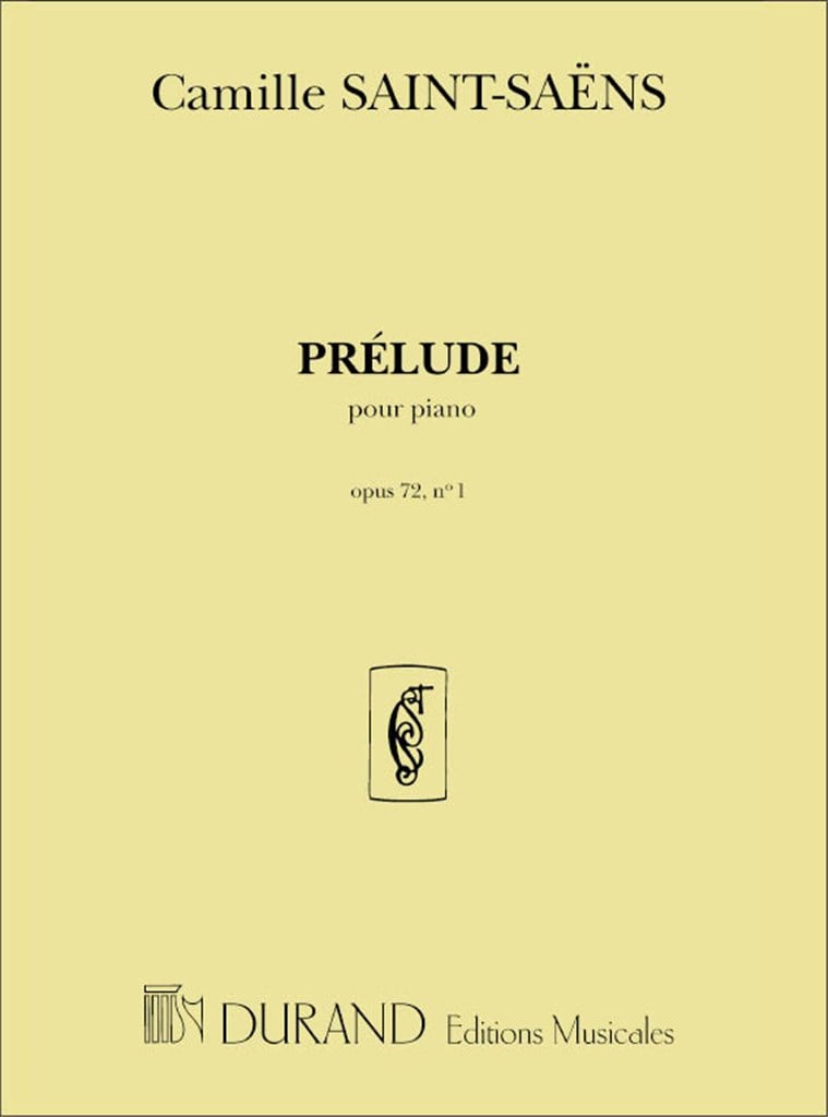 Prelude Pour Piano Opus 72 N 1